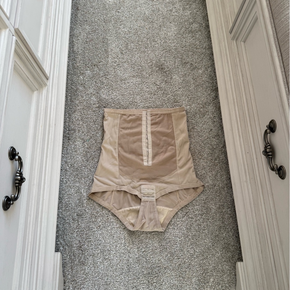 Bellefit Postpartum Corset Girdle Beige Shapewear Large